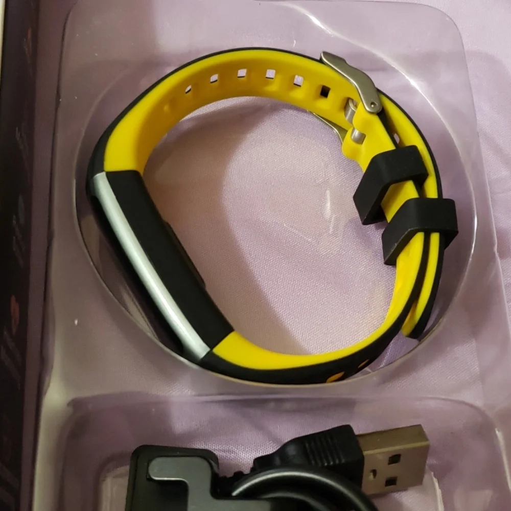 Smart band Black smart watch smart band fitness watch unisex